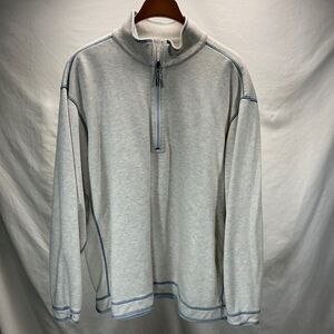 Tommy Bahama Jeans Quarter‎ Zip Pullover Long Sleeve Casual Top